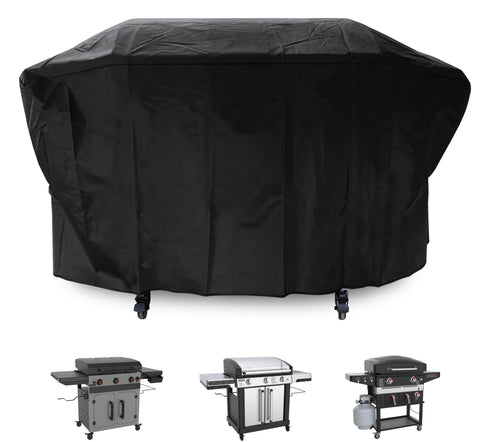 ZJYWSCH griddle cover on 2418 model protecting against rain.