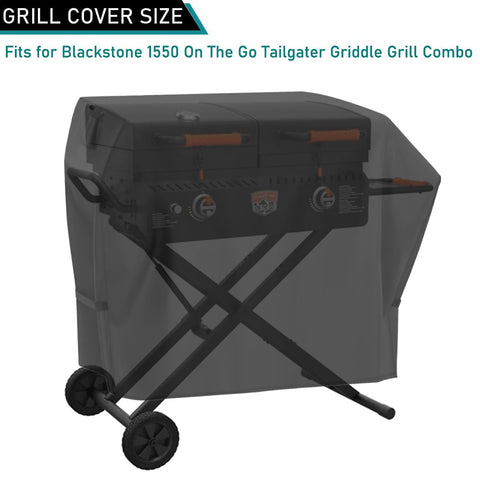 ZJYWSCH weatherproof guard for Blackstone 1550, shields sun and snow.