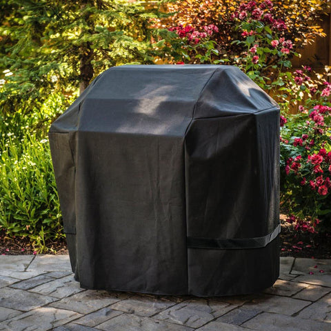 ZJYWSCH full-length grill cover cleans easily with a hose.