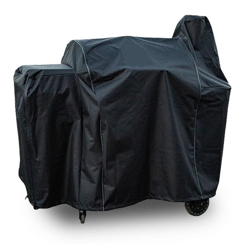 ZJYWSCH grill cover on Pit Boss 850 Pro Series for weather protection and extended lifespan.