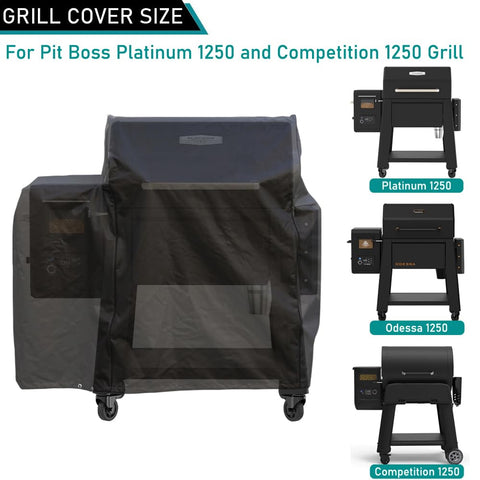 ZJYWSCH waterproof 600D fabric cover keeps your grill dry in wet weather