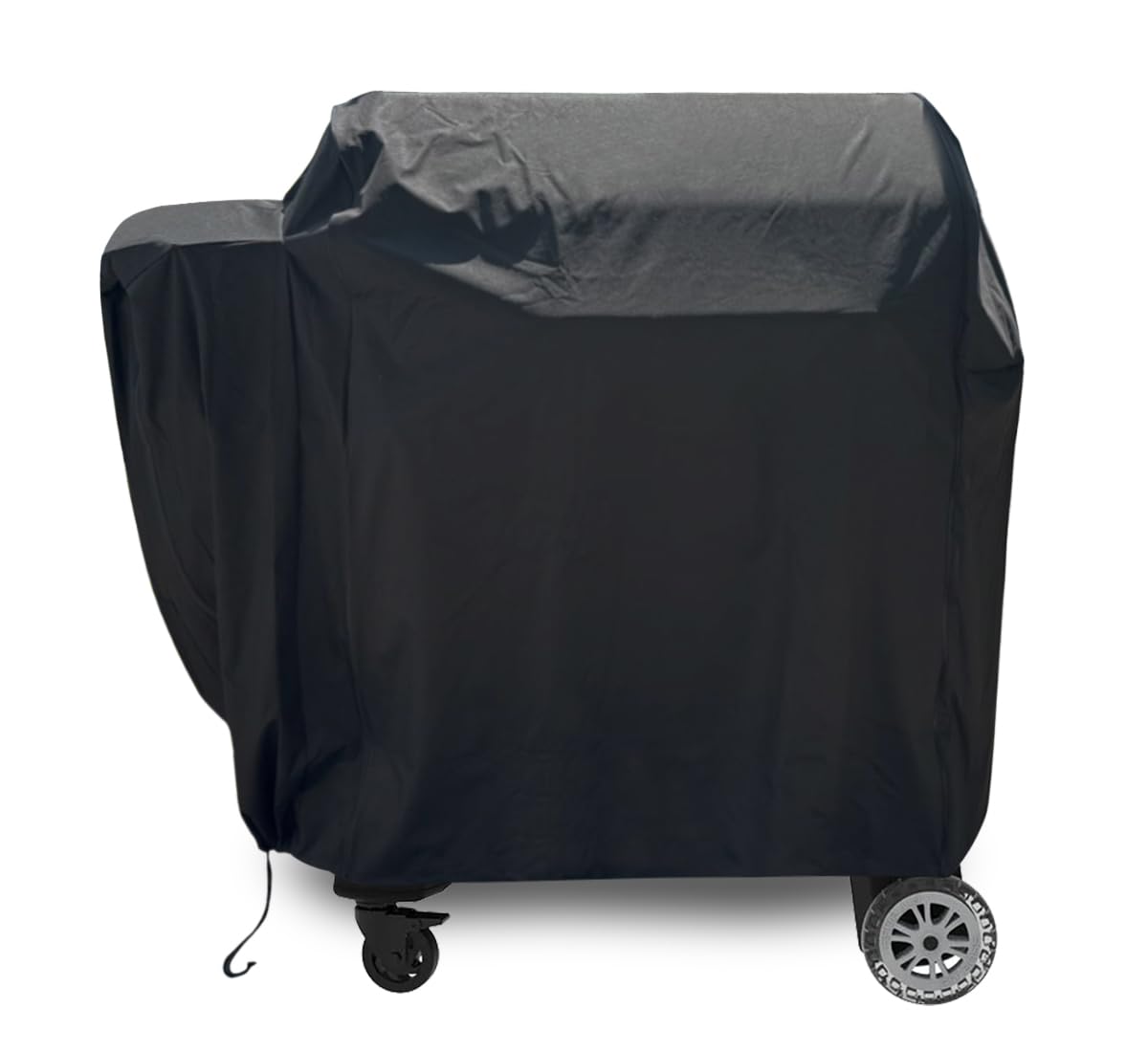 ZJYWSCH Pit Boss 850 roll-top cover protects against rain and sun.