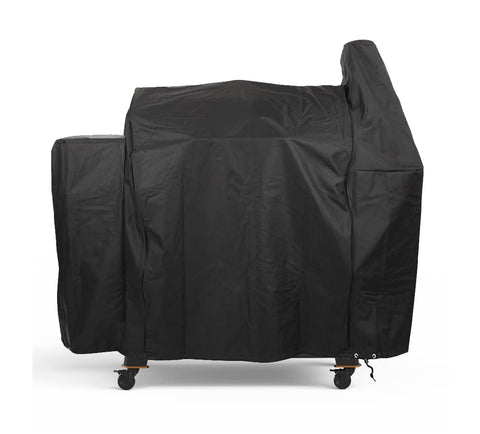 ZJYWSCH Pit Boss Savannah Onyx Edition cover, front view, showing a snug custom fit.