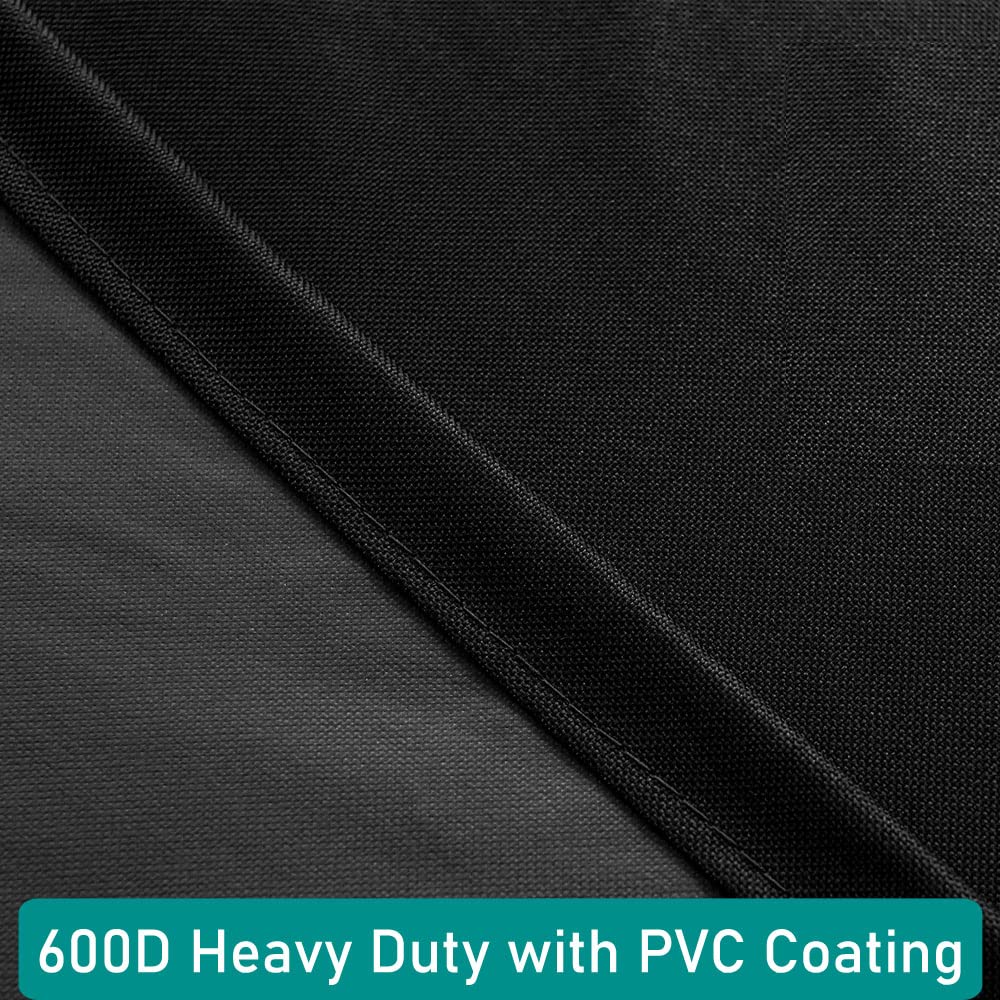 ZJYWSCH Weber Slate 30 cover side-strap demonstrates secure fit with velcro straps