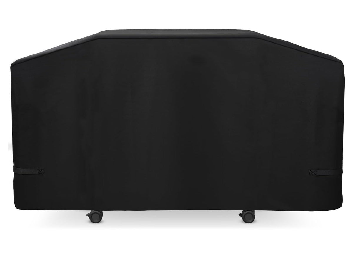 ZJYWSCH Weber Slate 30 cover on a grill protects from rain and sun while staying secure