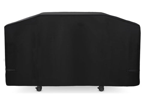 ZJYWSCH Weber Slate 30 cover on a grill protects from rain and sun while staying secure