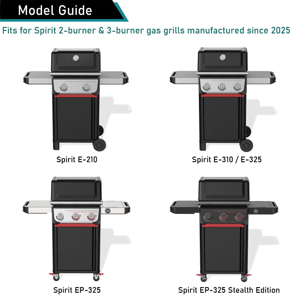 ZJYWSCH fits Weber Spirit models from 2016 to 2025.