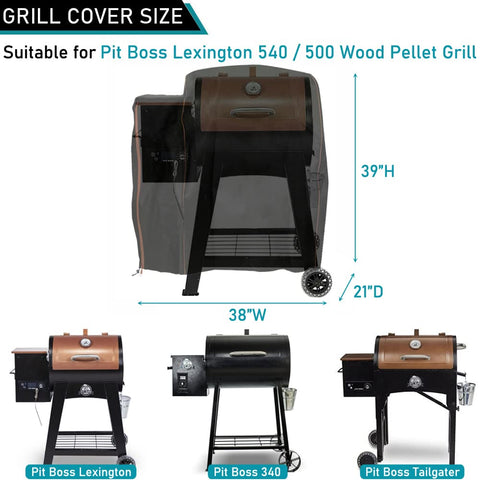 ZJYWSCH grill cover on Lexington Onyx NX guards against UV and wear