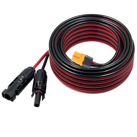 ZkeeShop solar to XT60 extension cable for 25ft outdoor charging