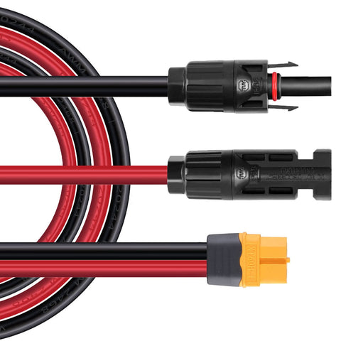 XT60 adapter for solar panel connector ensuring stable outdoor connections