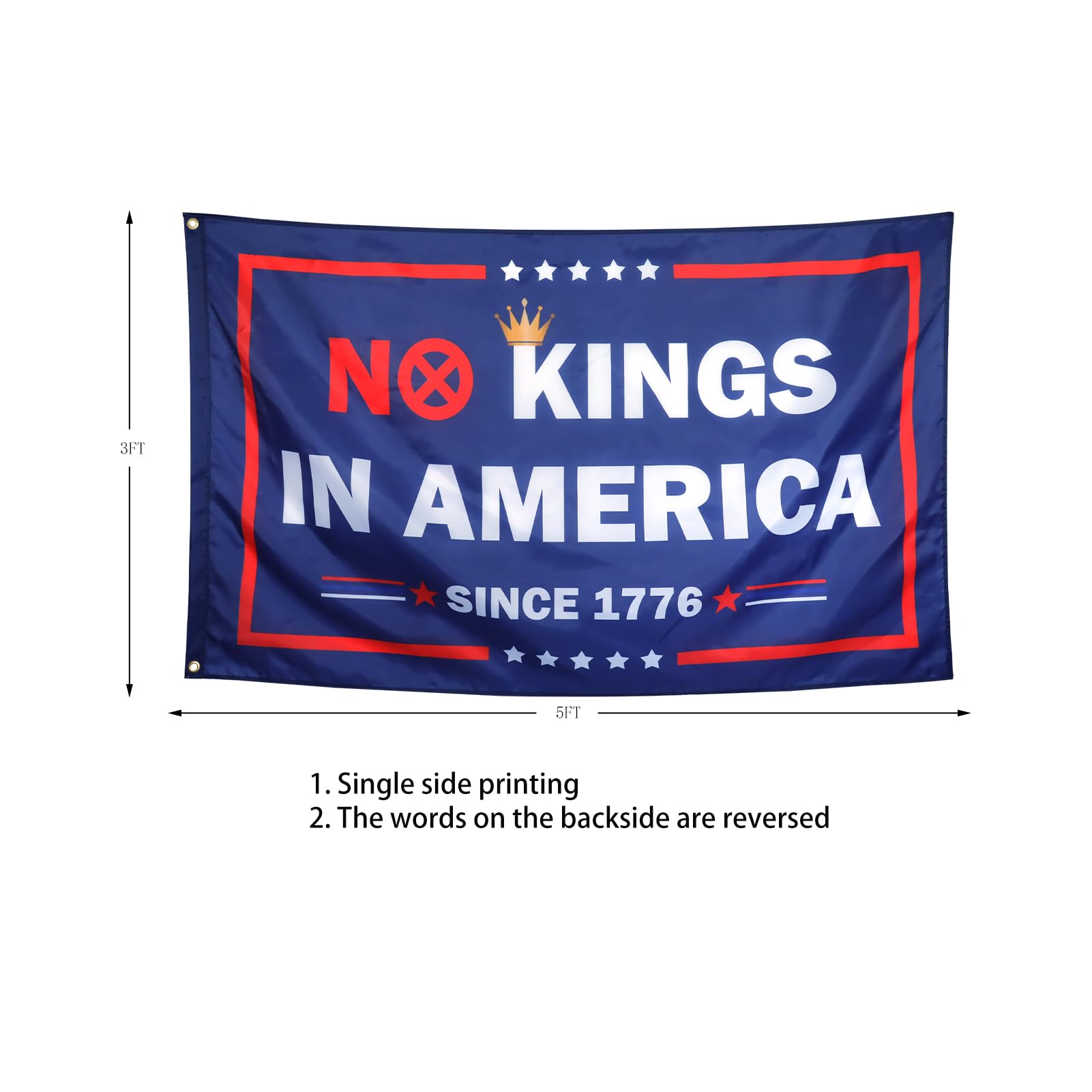 ZKflager Patriotic meme flag, perfect for rooms, parties, and eye-catching walls.