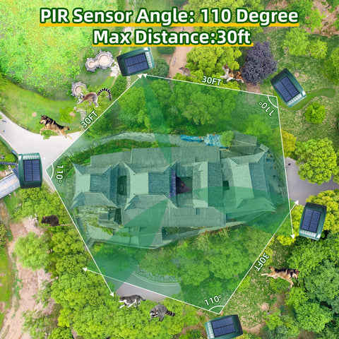 ZLieatmp 4-pack provides extended protection for large yards and plots.