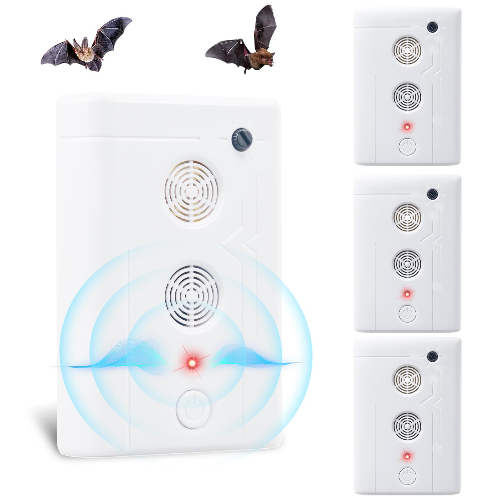 ZLieatmp bat deterrent attic front view demonstrates a compact plug-in indoor solution.