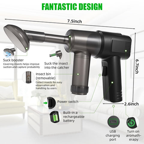 ZLieatmp ergonomic handle provides comfortable, stable grip during use.