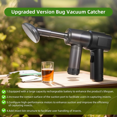 ZLieatmp bug catcher is suitable for indoor and outdoor cleaning tasks.