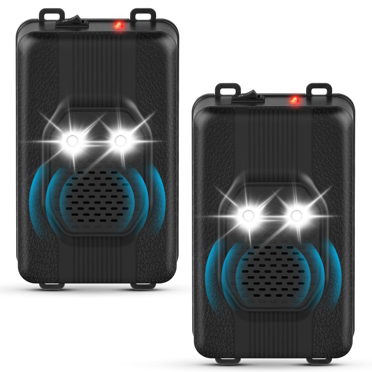 ZLieatmp car rodent deterrent with LED light deters engine bay rodents.