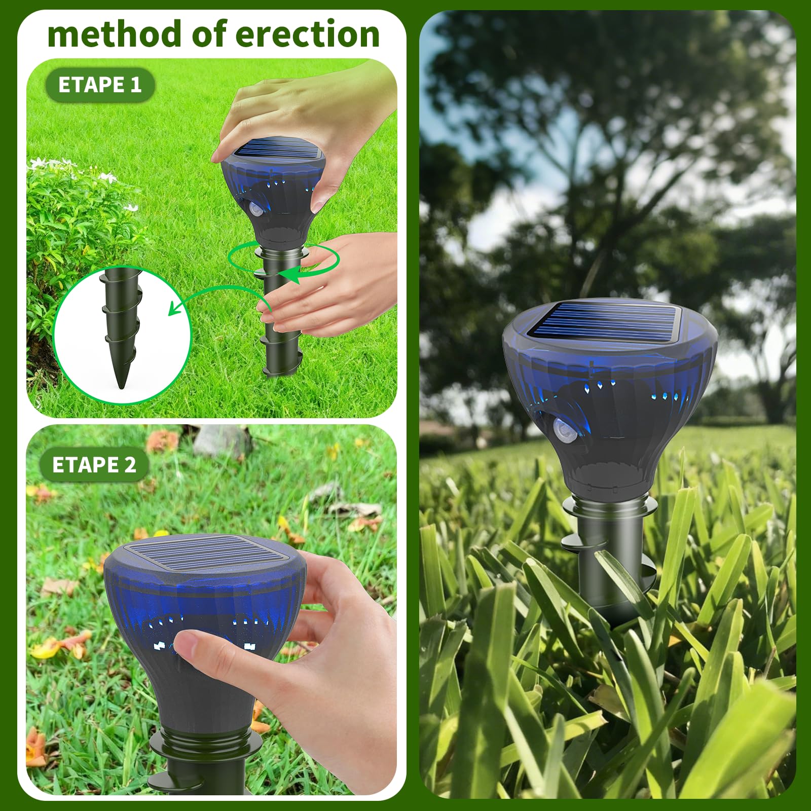 ZLieatmp child and pet friendly deterrent protects gardens safely