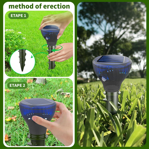 ZLieatmp child and pet friendly deterrent protects gardens safely