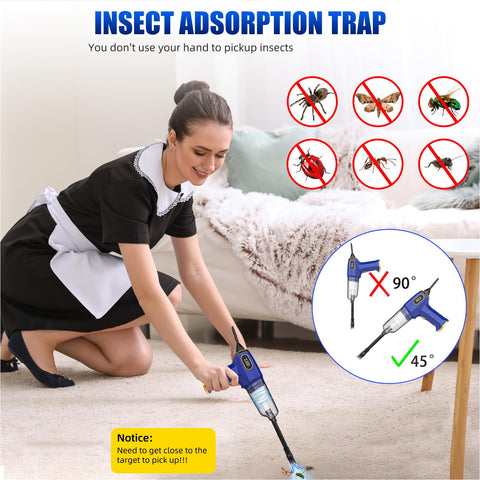 ZLieatmp dual-function device for both sucking insects and blowing dust.
