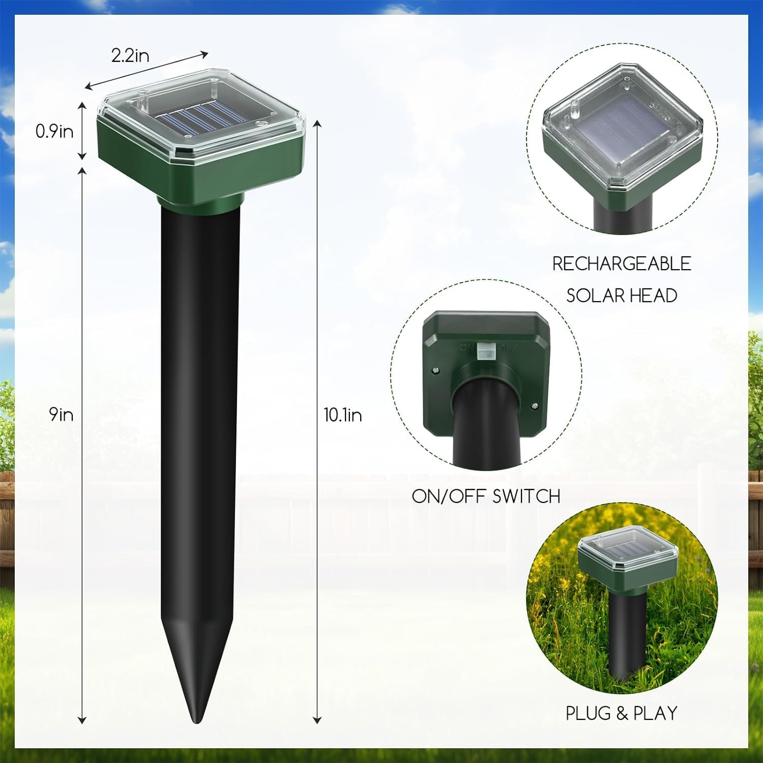 ZLieatmp-durable-abs-shaft resists corrosion and wear in outdoor conditions.