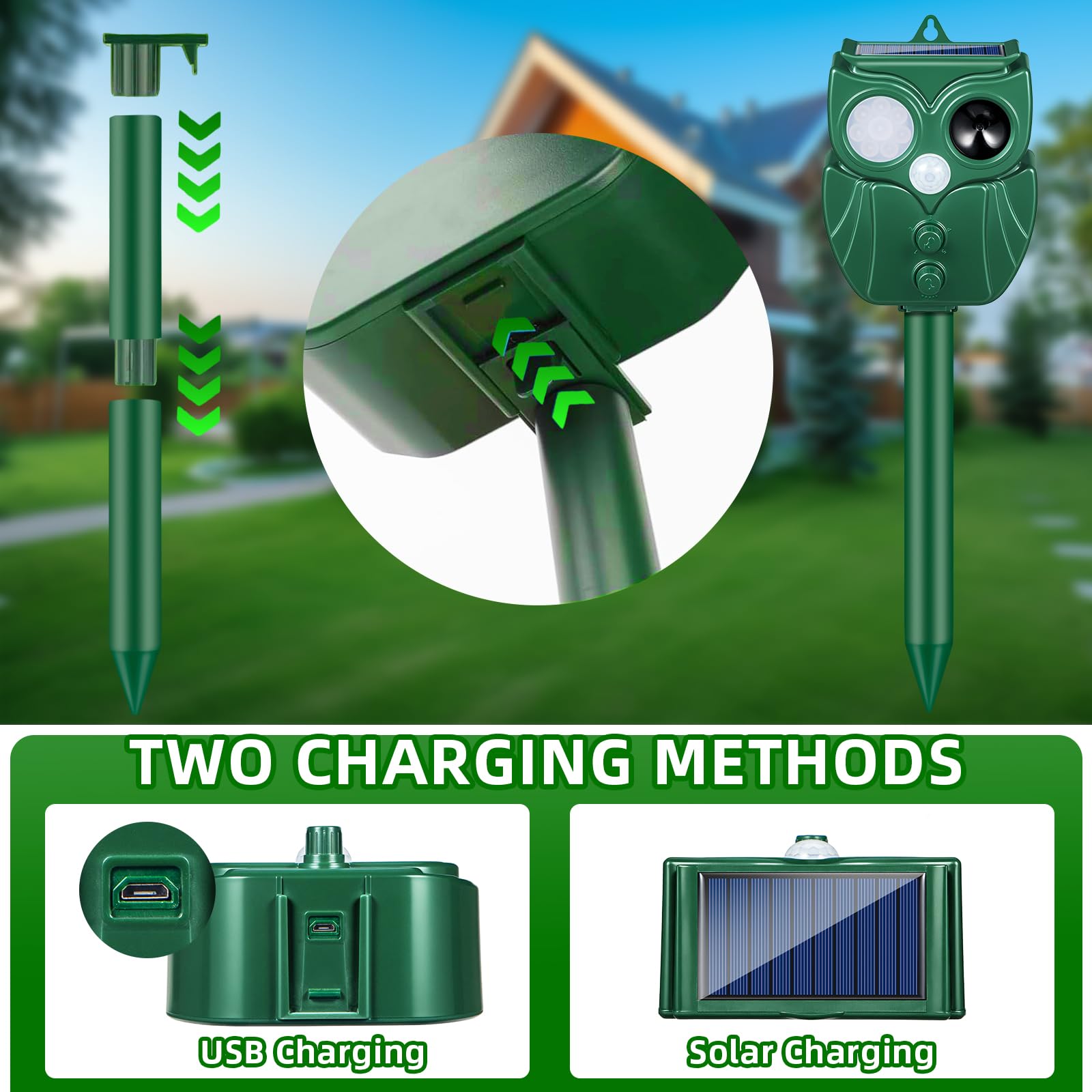 ZLieatmp easy-ground installation along fence lines.