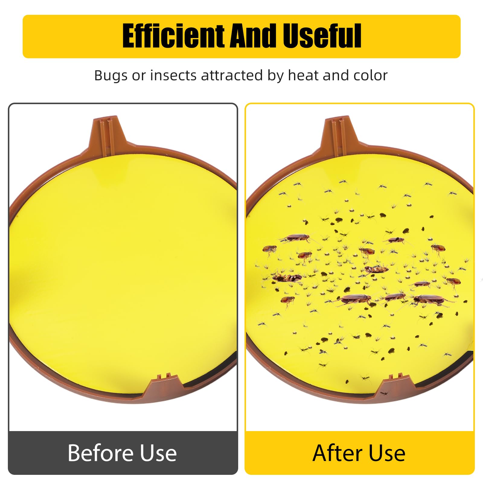 ZLieatmp flea trap with 12 bulbs for enhanced attraction.