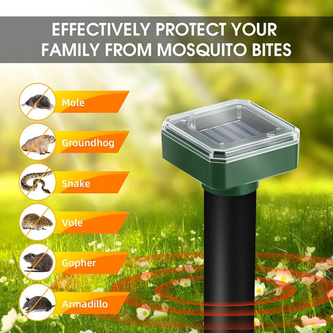 Frequency-adaptive solar pulse prevents pest habituation in yards