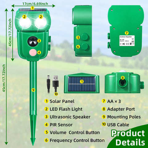 ZLieatmp garden and orchard protection keeps flowers safe from animals.