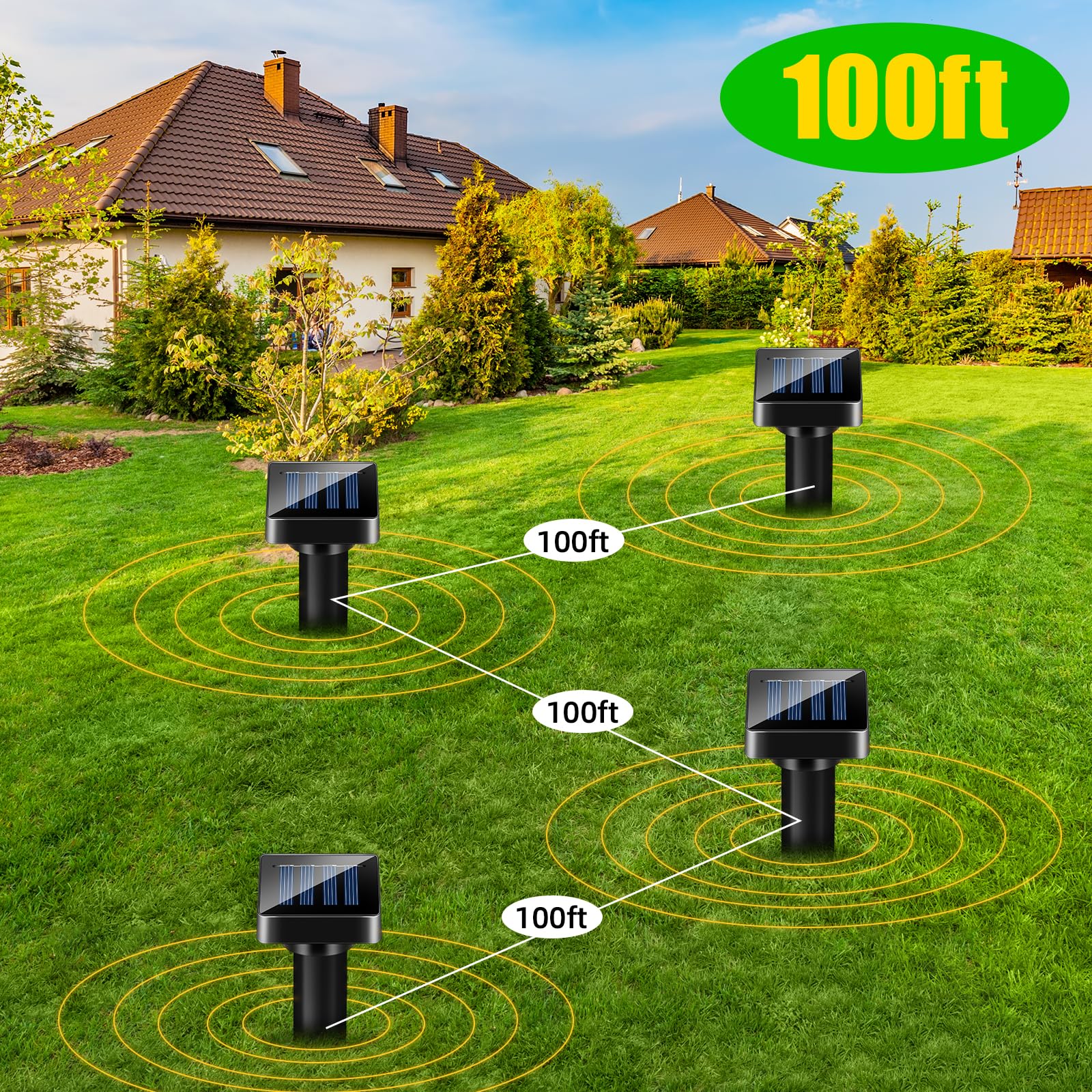 ZLieatmp groundhog repellent outdoor reduces burrowing damage in gardens.