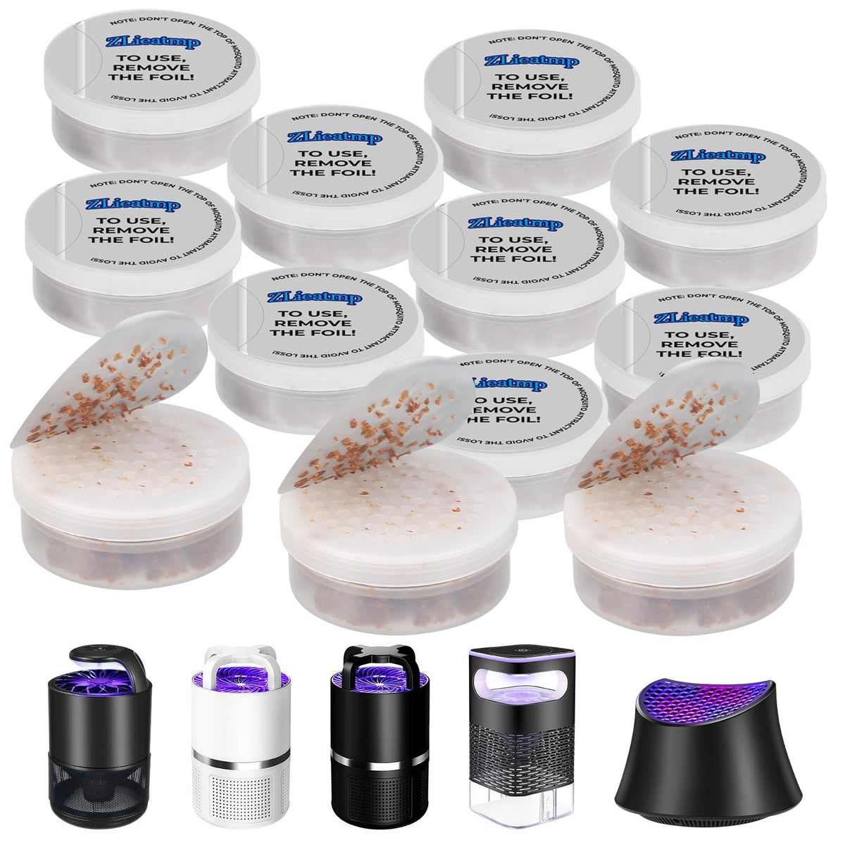 ZLieatmp mosquito lure compact attractant boosts trap performance for mosquitoes and gnats