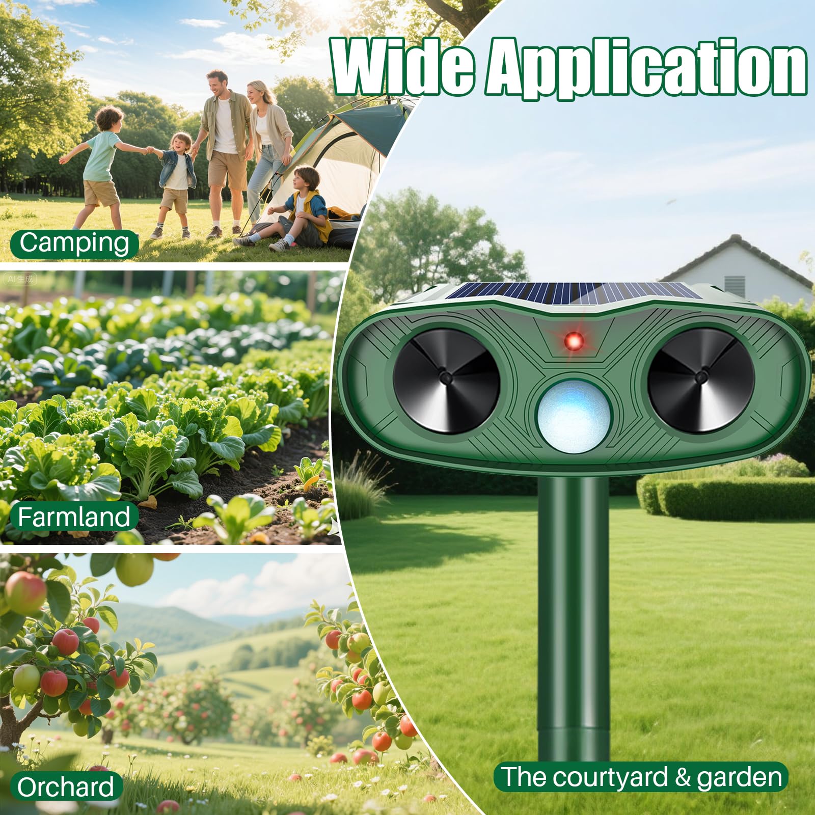 ZLieatmp Mounted 9-10 inches above ground for optimal sun exposure.