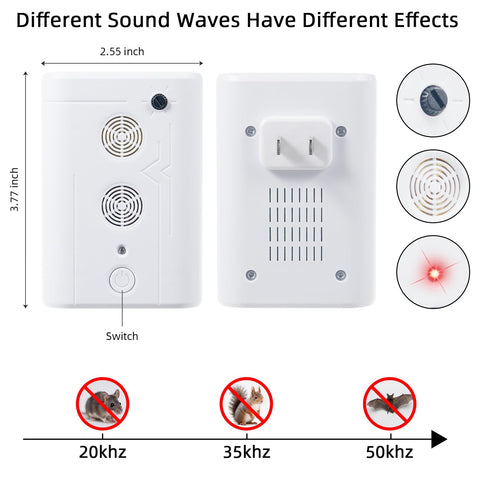 ZLieatmp pet-safe ultrasonic technology protects pets while deterring bats.