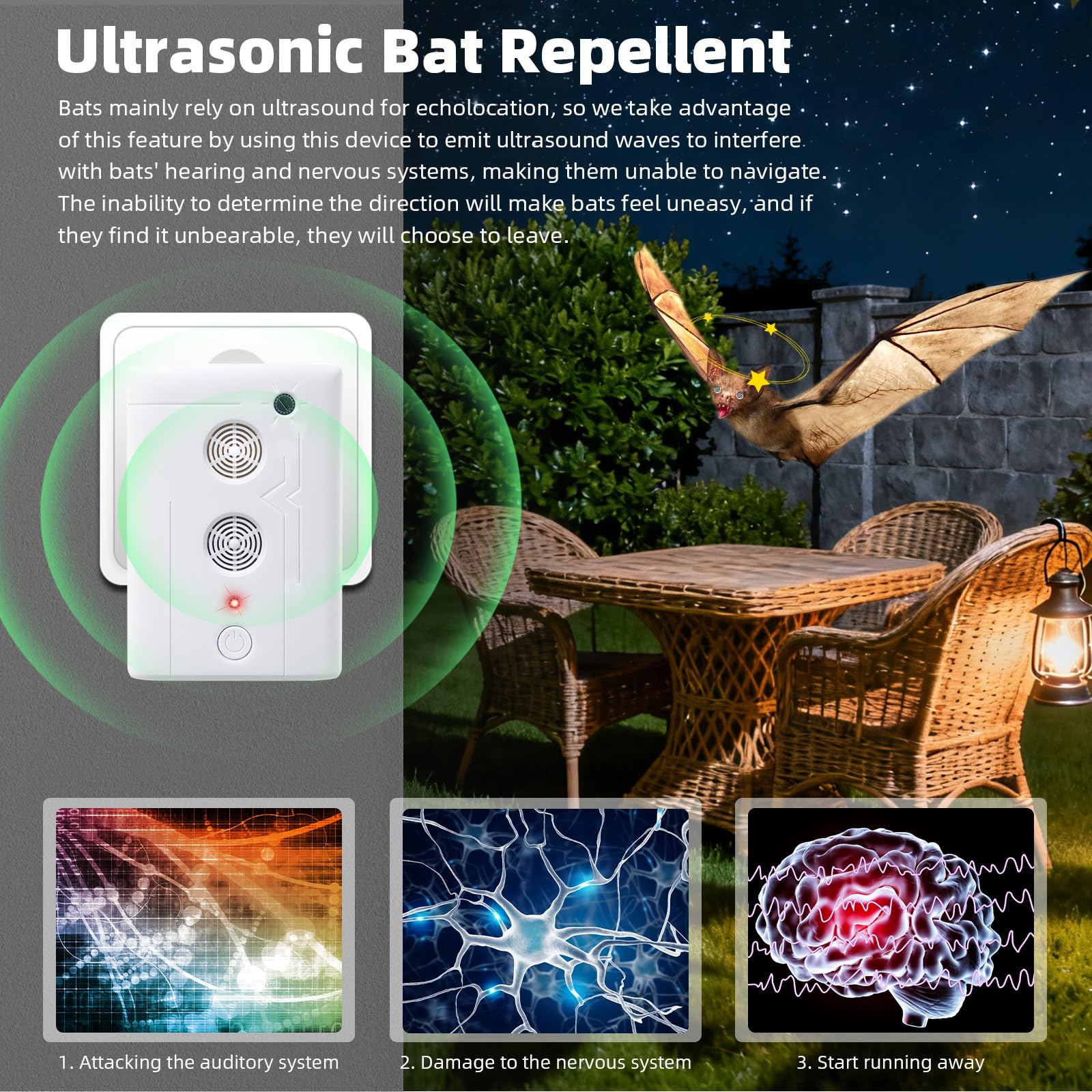 ZLieatmp plug-in power setup provides maintenance-free protection for months.