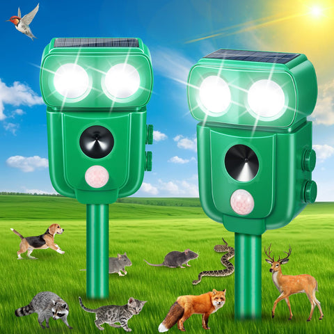 ZLieatmp Raccoon Fortress Pro mounted with motion sensor to deter intruders.