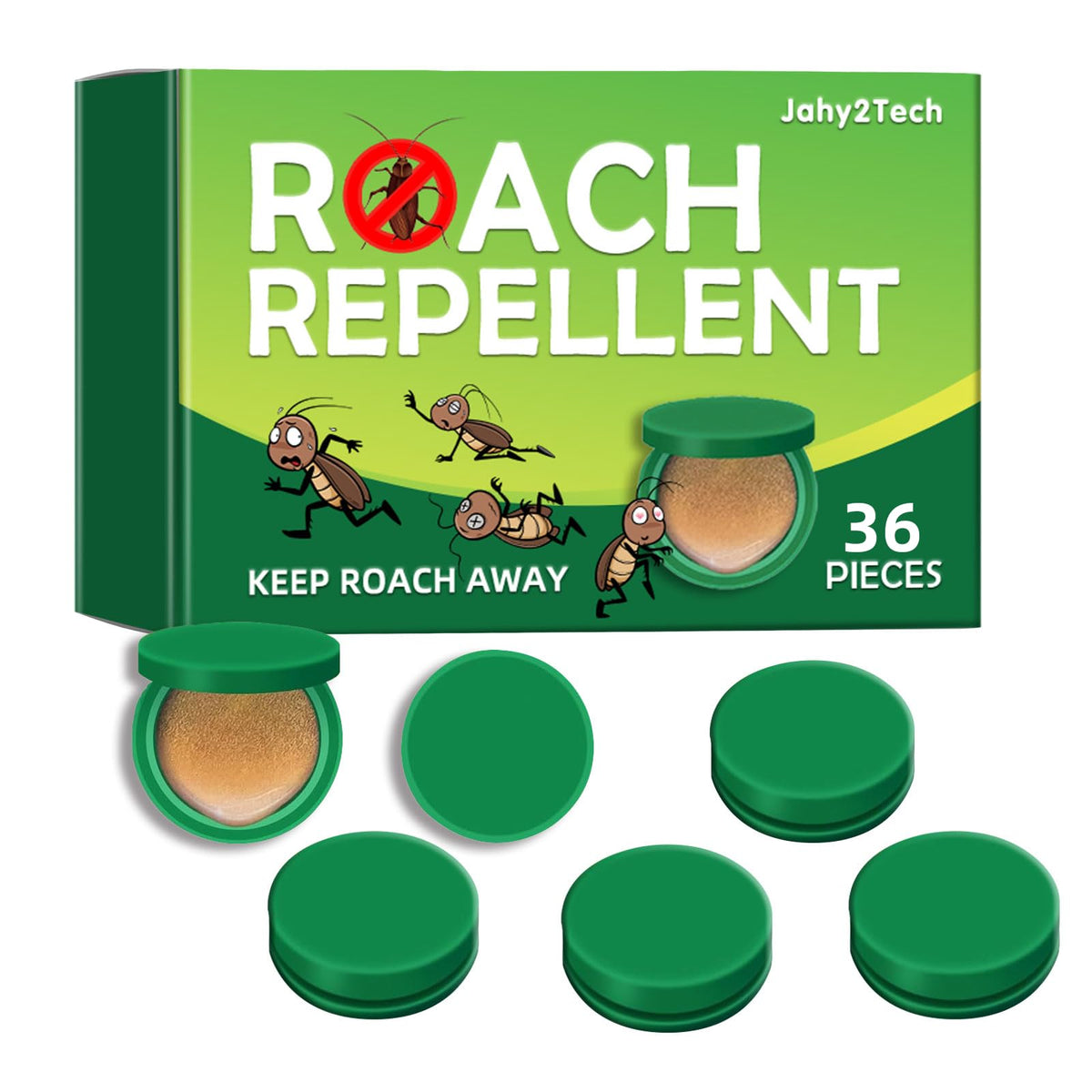 ZLieatmp roach traps packaging view for quick pest control.