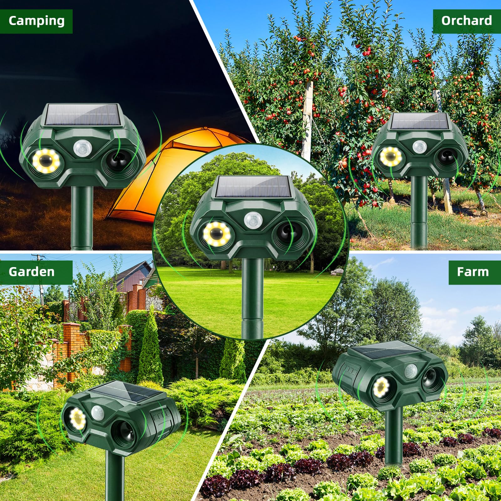 Patio, yard, and farm protection for animal-free gatherings