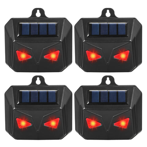 ZLieatmp solar nocturnal animal repeller protects chicken coops and gardens.