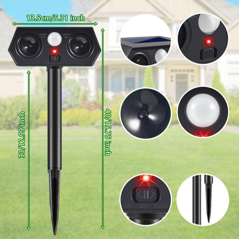 ZLieatmp Compact design enables discreet placement along fences.