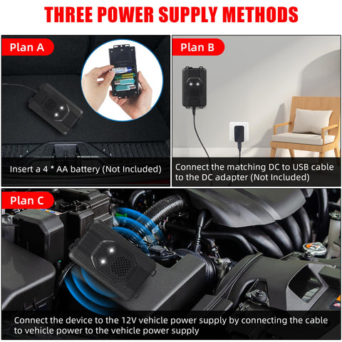 ZLieatmp USB-powered mode ideal for garages and workspaces.
