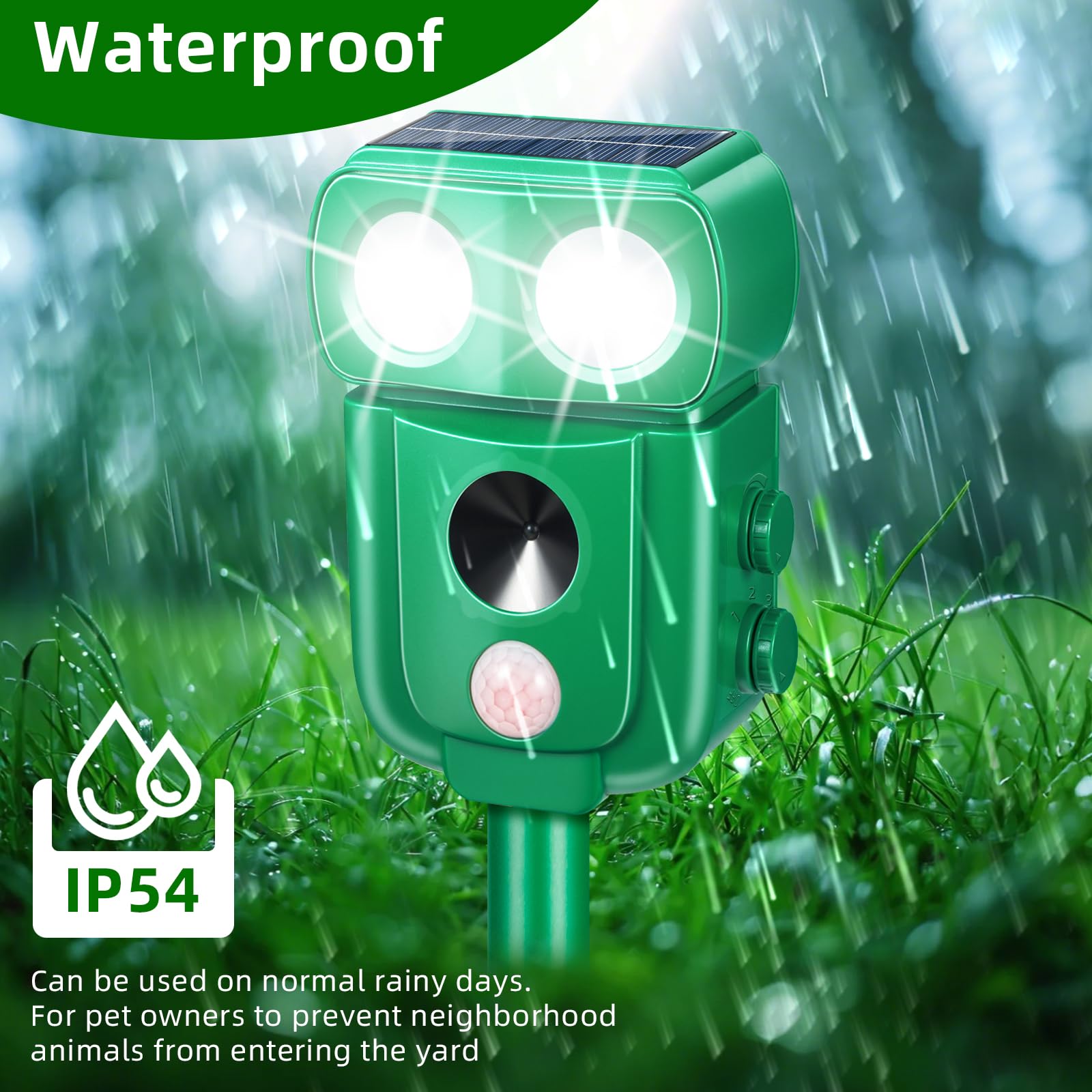 ZLieatmp waterproof outdoor unit withstands rain and snow for year round use.