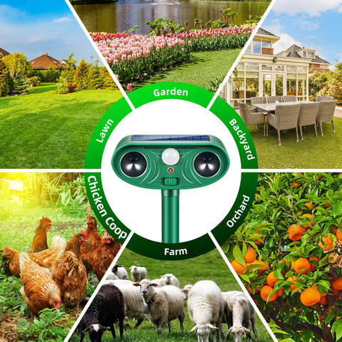 ZLieatmp weatherproof animal repellent for year-round use.