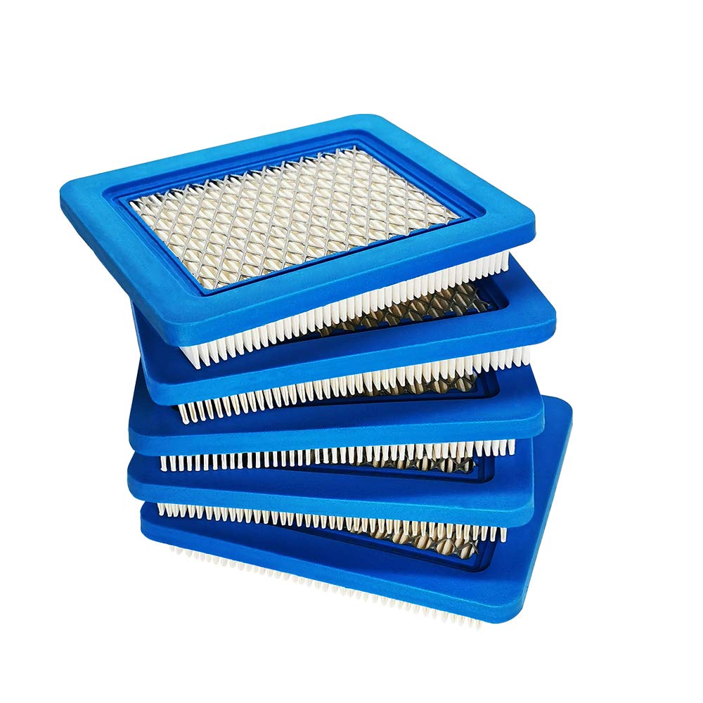 ZLKSKER air filter 491588S blue 5-pack for Briggs & Stratton mowers