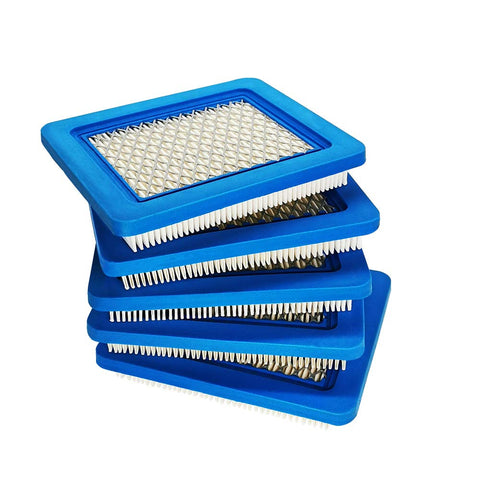 ZLKSKER air filter 491588S blue 5-pack for Briggs & Stratton mowers