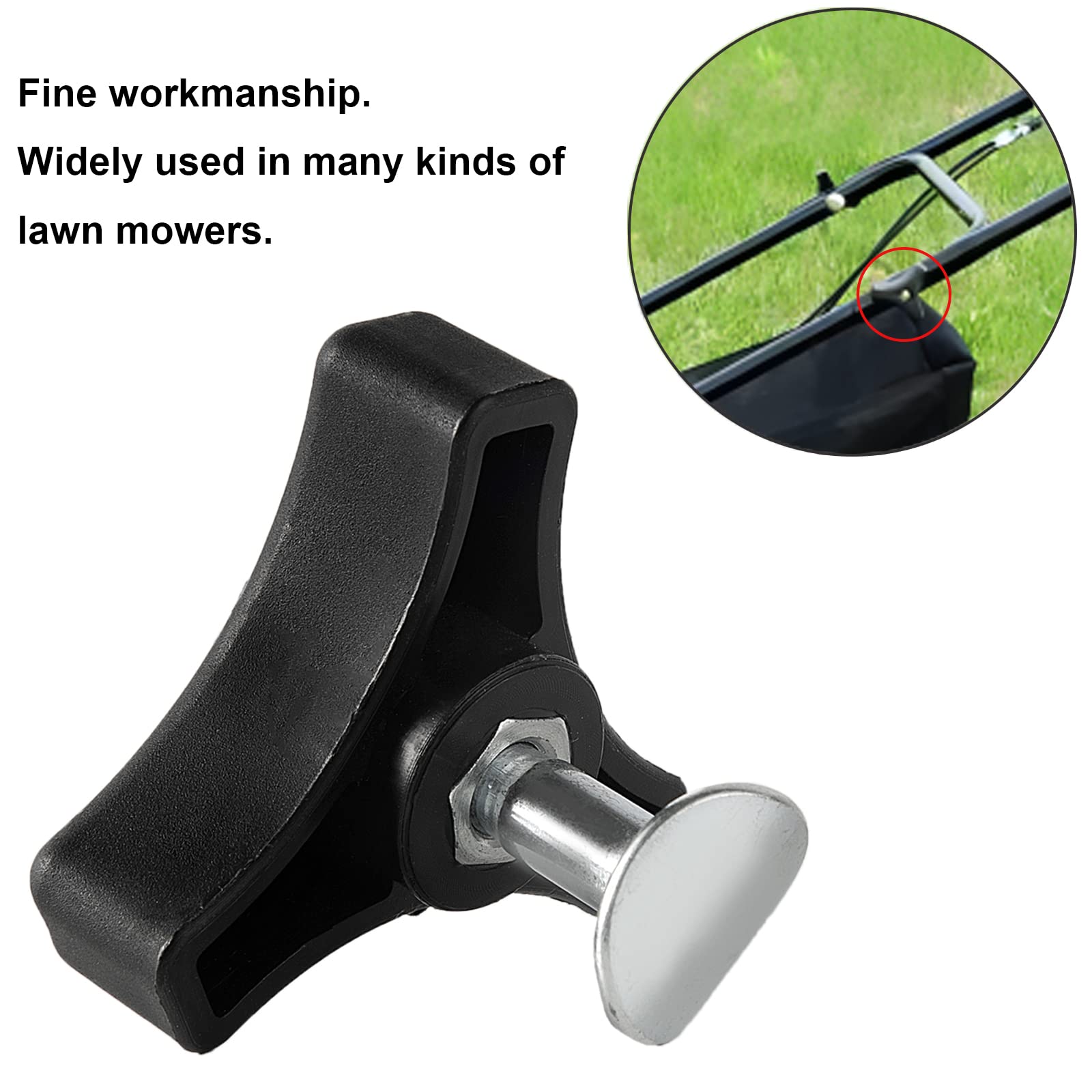ZLKSKER easy hand-tighten installation for mower handles