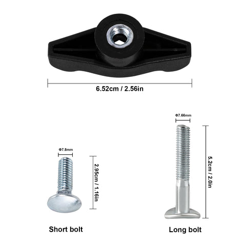 ZLKSKER long bolts (7.66 mm) offer sturdy fastening