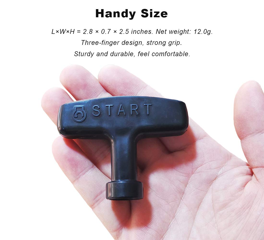 ZLKSKER starter grip close-up for generator reliability and comfort