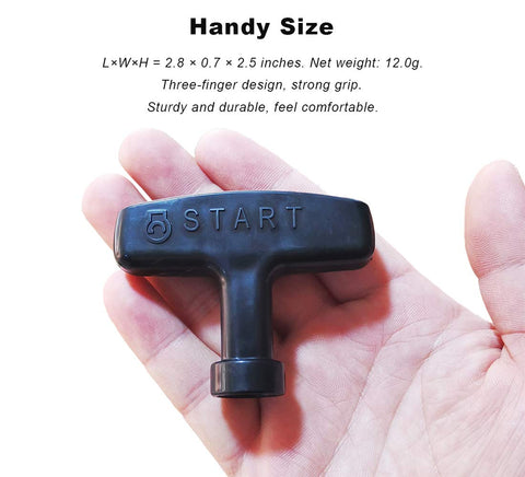 ZLKSKER starter grip close-up for generator reliability and comfort