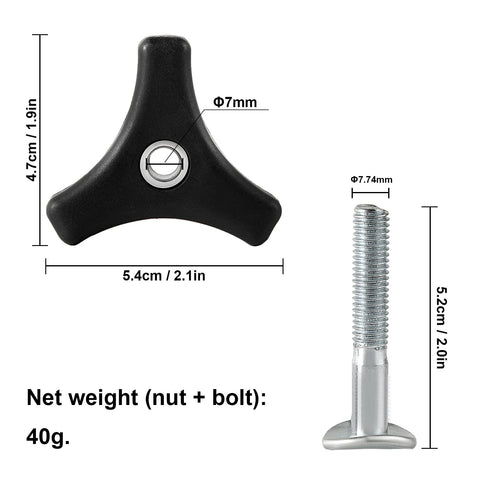 ZLKSKER triangular nut design enables tool-free hand tightening