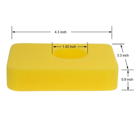 ZLKSKER two-pack foam air filter for quick maintenance
