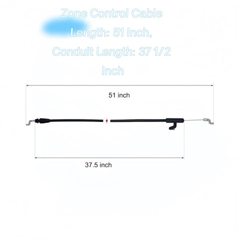 ZLLITONS 21-inch walk-behind mower cable for reliable control